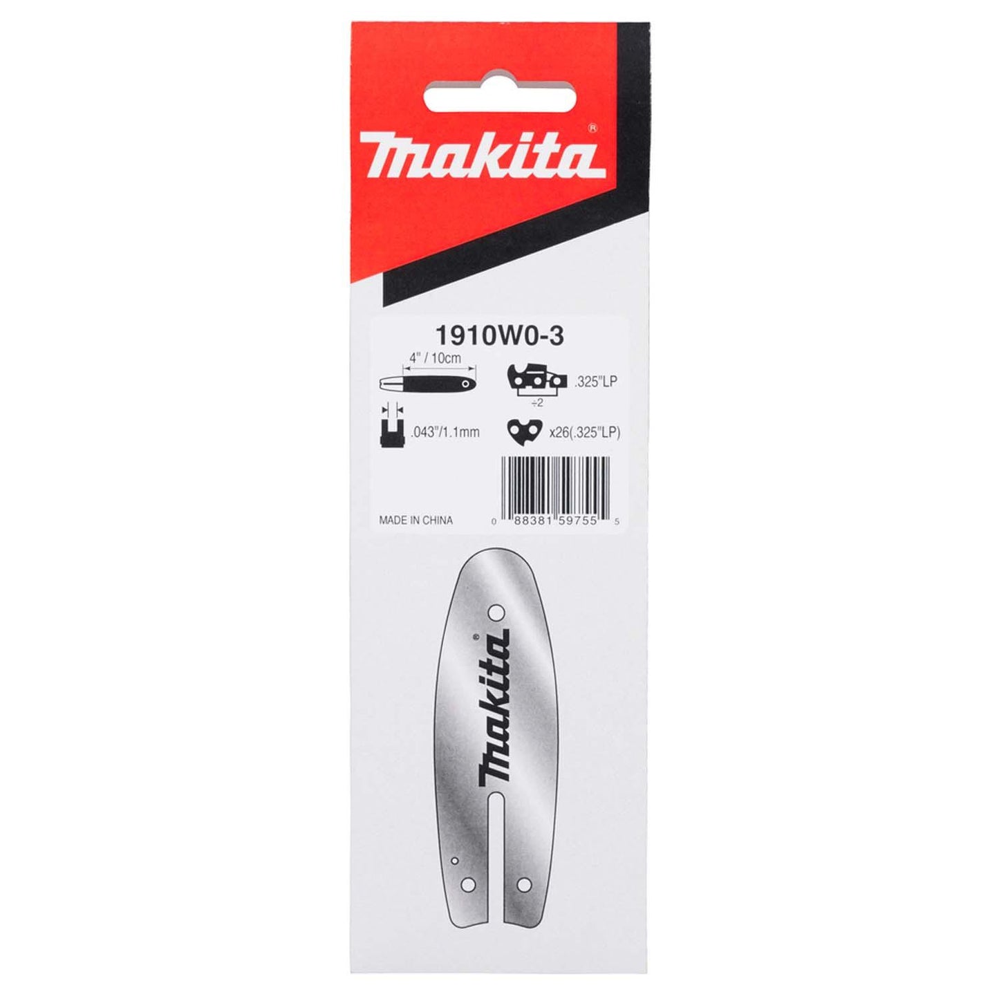 Espada Para Podadora 4''/0,325''/1,1mm/26 Eslab - Makita - Herram.cl