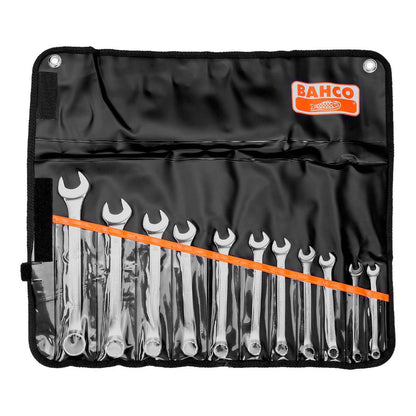 Juego de Llaves Planas Combinadas Métricas 11 Pzas - Bahco - Herram.cl