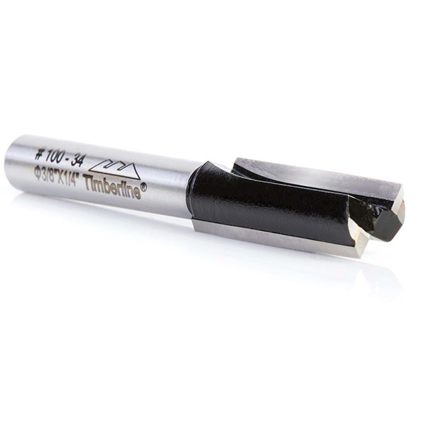 Fresa Recta 2 Filos 3/8''x1'' Toma 1/4'' - Timberline - Herram.cl