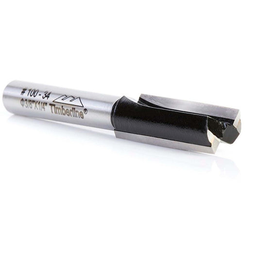 Fresa Recta 2 Filos 3/8''x1'' Toma 1/4'' - Timberline - Herram.cl