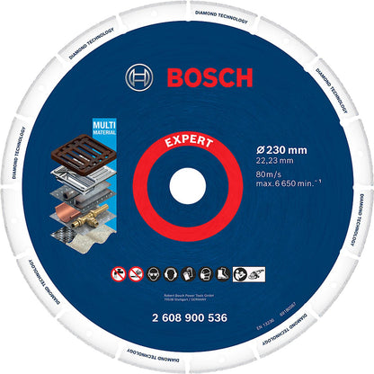 Disco Diamantado X - lock Expert Para Metal 9'' - Bosch - Herram.cl