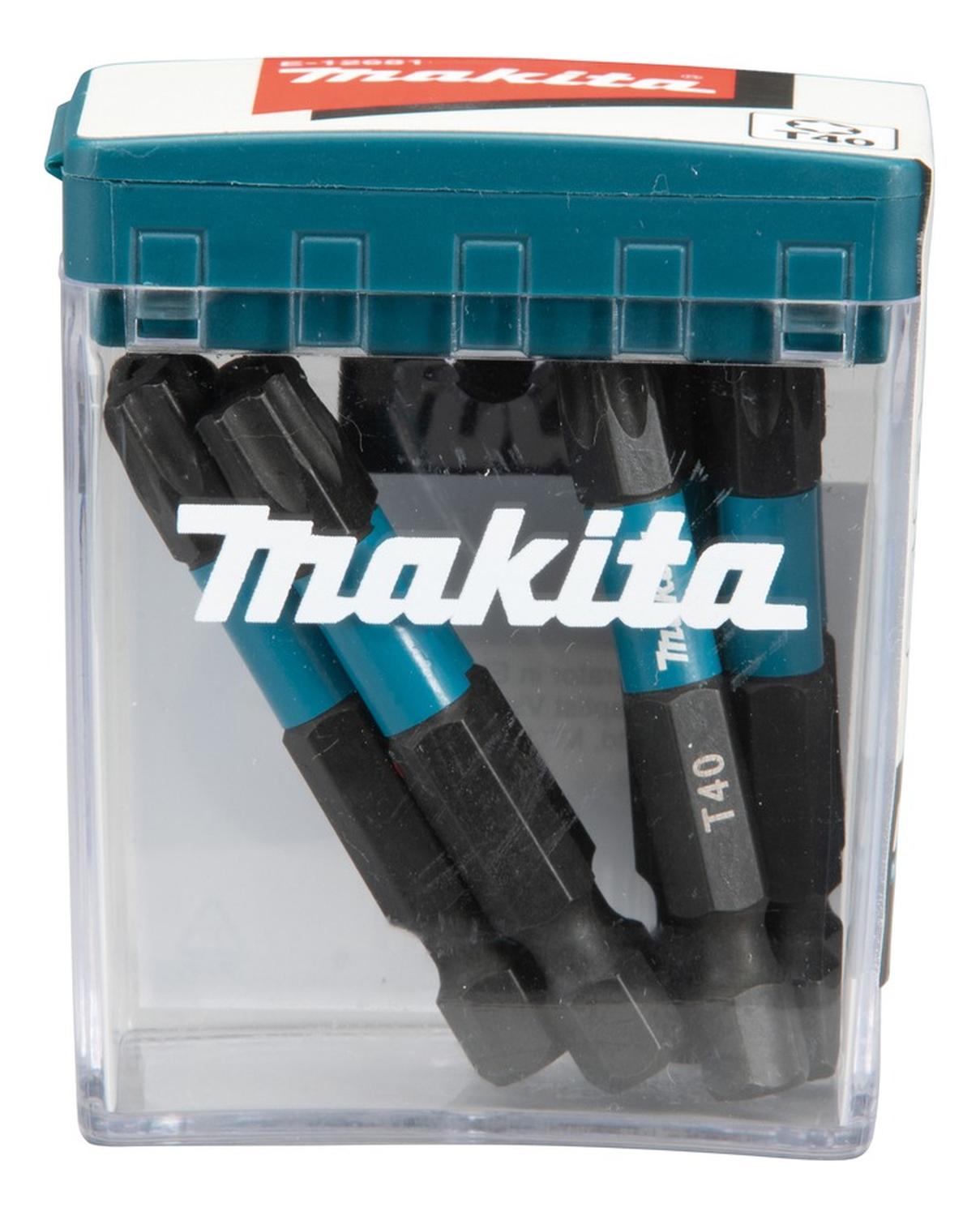 10 Puntas Impact Black T40x50mm Makita E - 12681 - Herram.cl