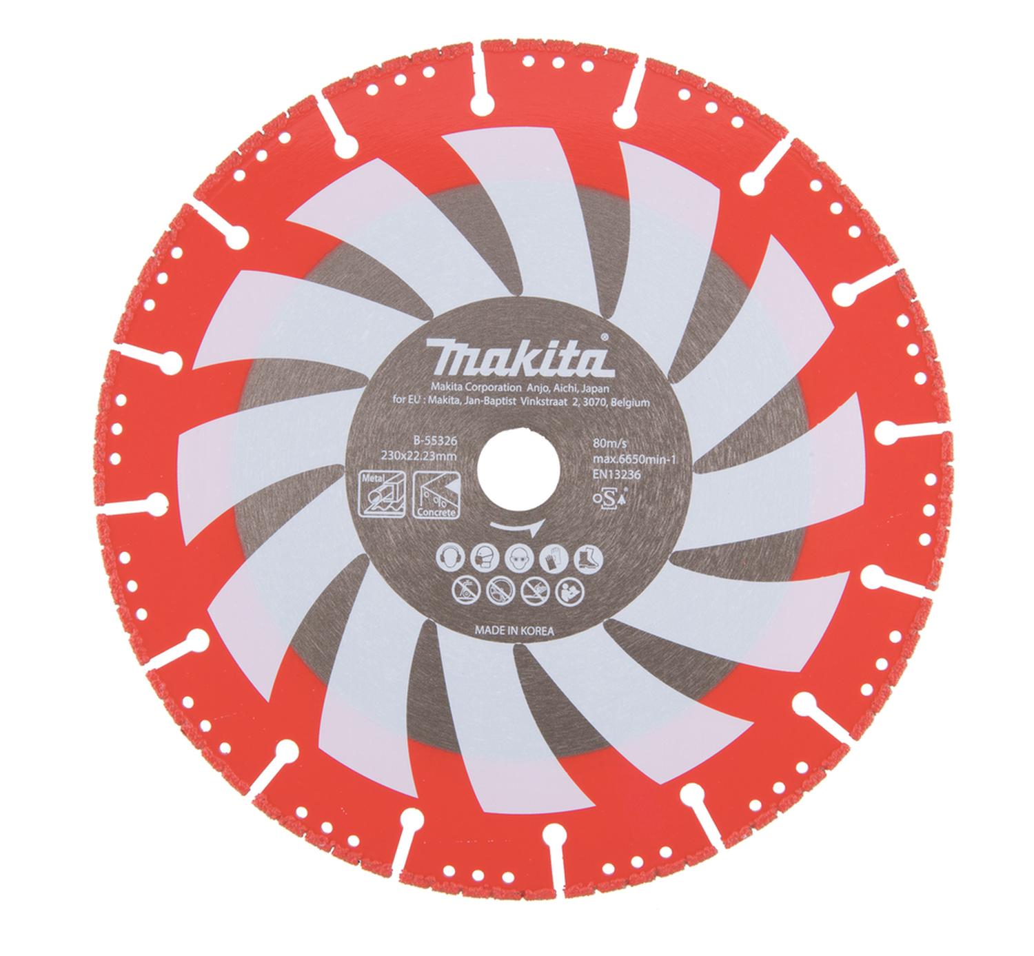 Disco Diamantado para Rescate Multimaterial 9'' - Makita - Herram.cl