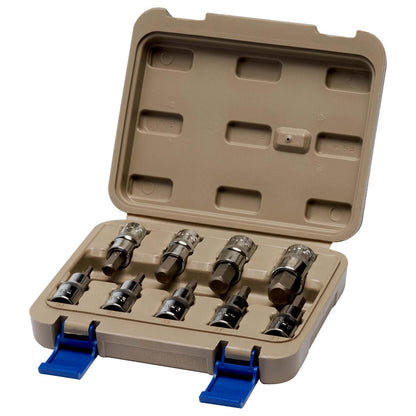 Juego de Dados con punta hexagonales de 1/2'', 9 Pzas - Irimo - Herram.cl