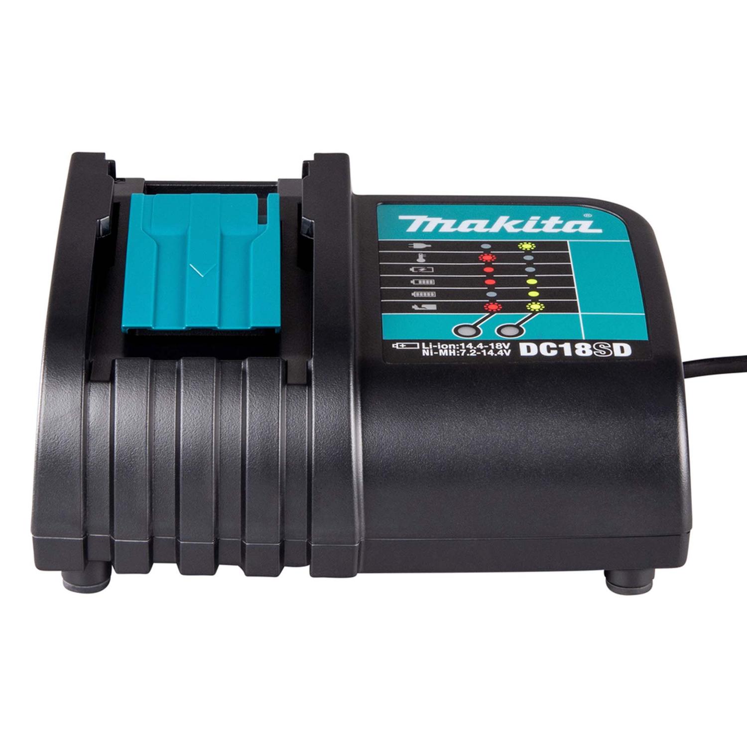 Cargador de baterías 18 V LXT DC18SD (Caja) - Makita - Herram.cl