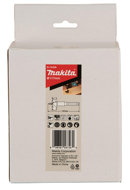 Broca Autoalimentada Para Madera 117 X 127mm Hex. - Makita - Herram.cl
