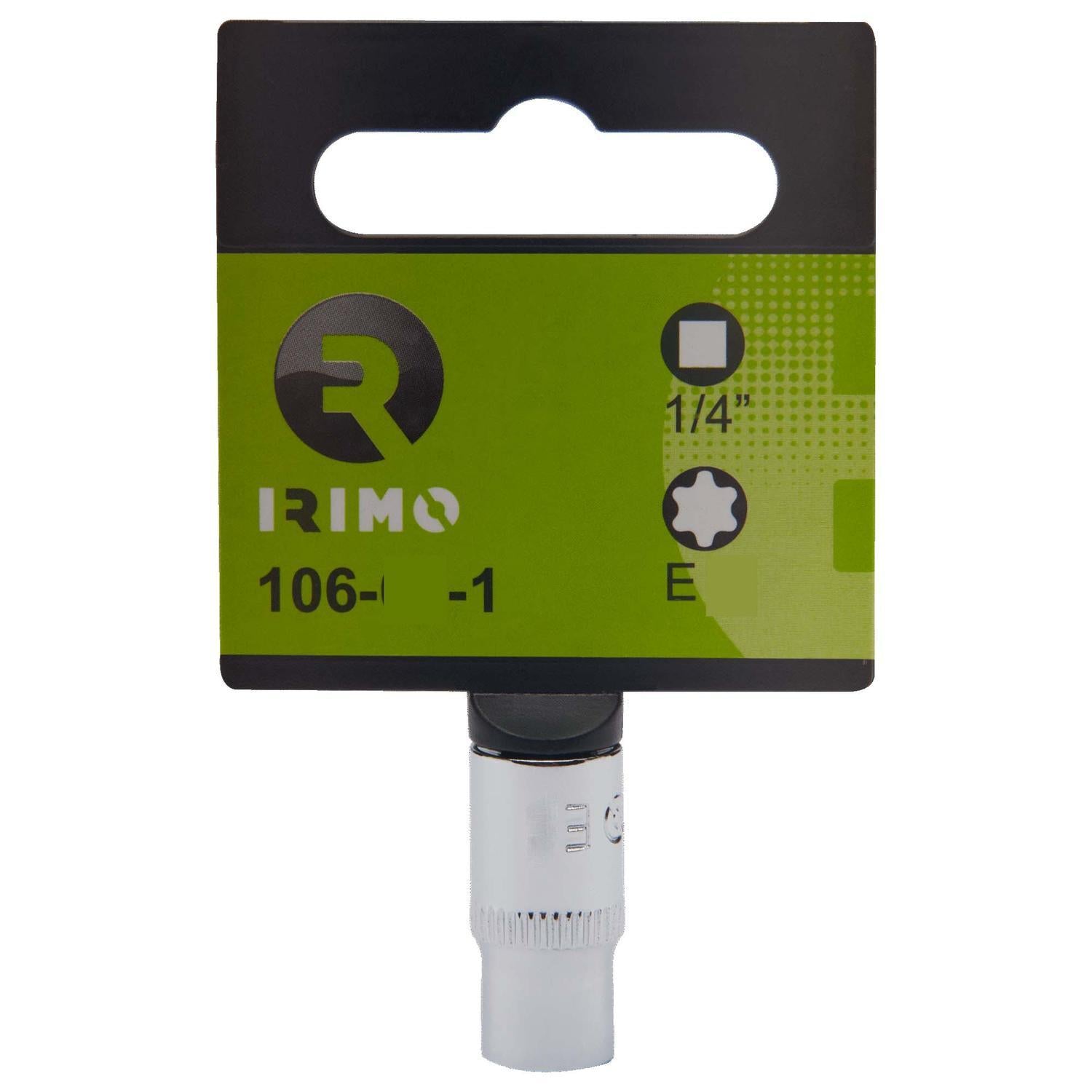 Dado Torx® De 1/4'' E - 5 - Irimo - Herram.cl