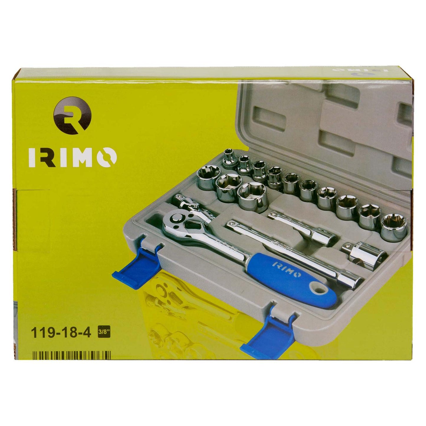 Juego de Dados hexagonales de 3/8'' 18 Pzas - irimo - Herram.cl