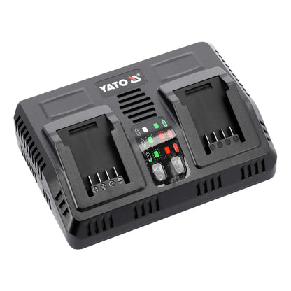 Cargador De Bateria Doble 18 V 2,4 A x 2 YT - 828499 - Yato - Herram.cl