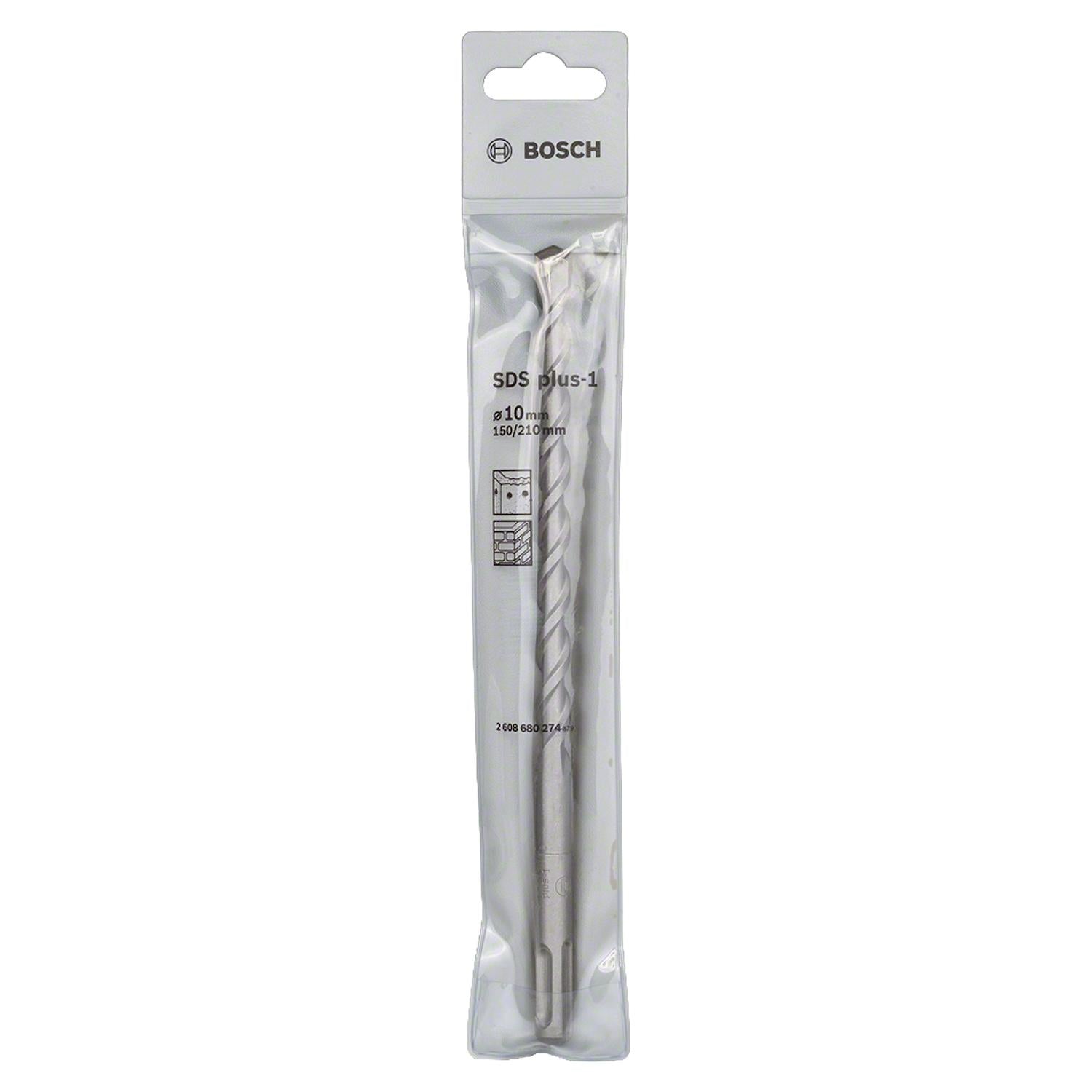 Broca SDS - Plus - 1 - 2 aristas - 10x150x210mm - Bosch - Herram.cl