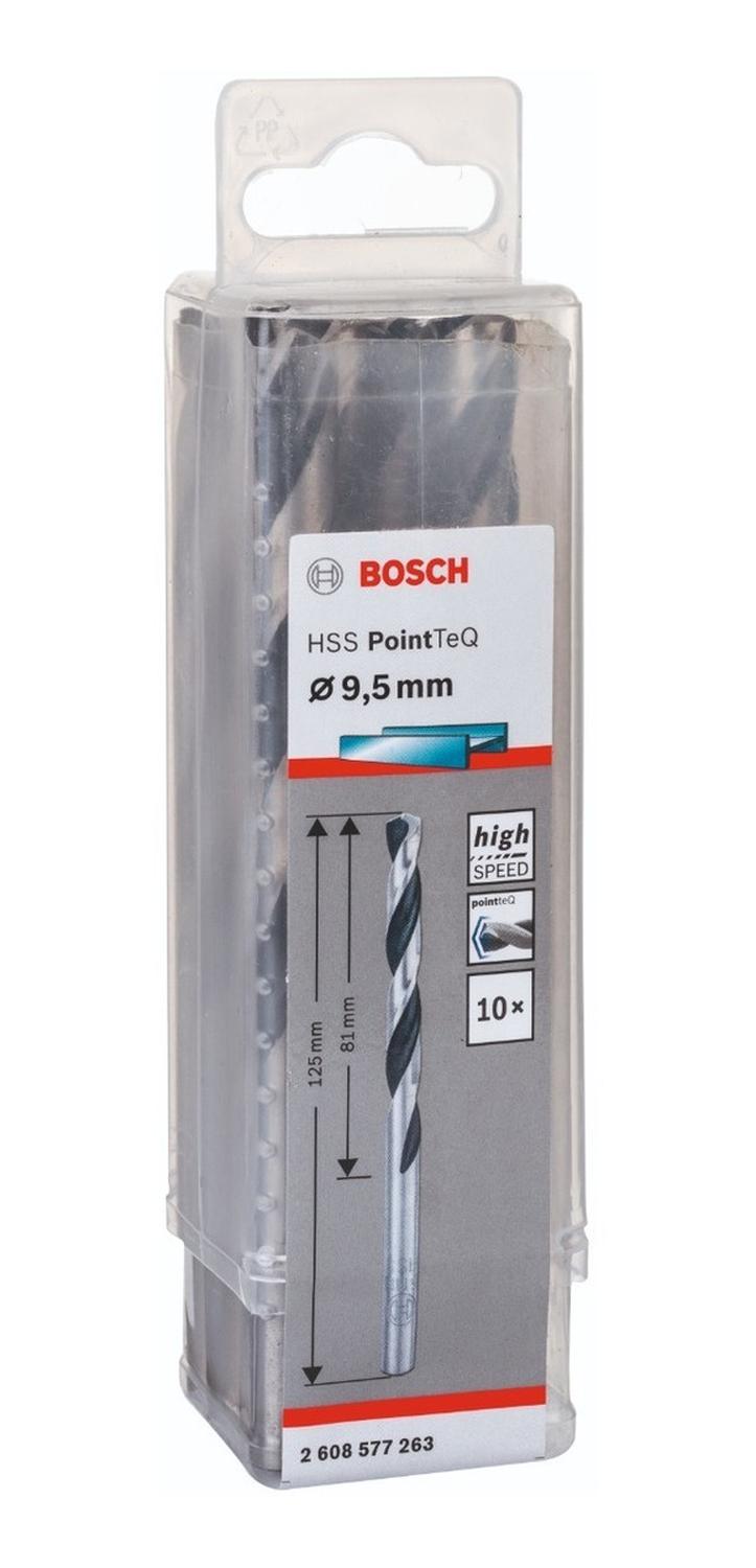 Caja Con 10 Unidades Broca Para Metal HSS - pointteq 9,5mm - Herram.cl