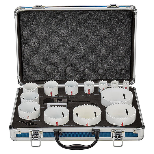 Set Sierras Copas HSS BIM Ø 16 - 76mm 16 Pzas - Makita - Herram.cl