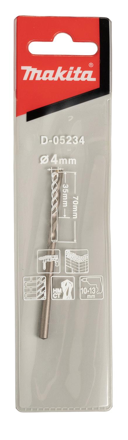 Broca Para Concreto 4x70mm - Makita - Herram.cl