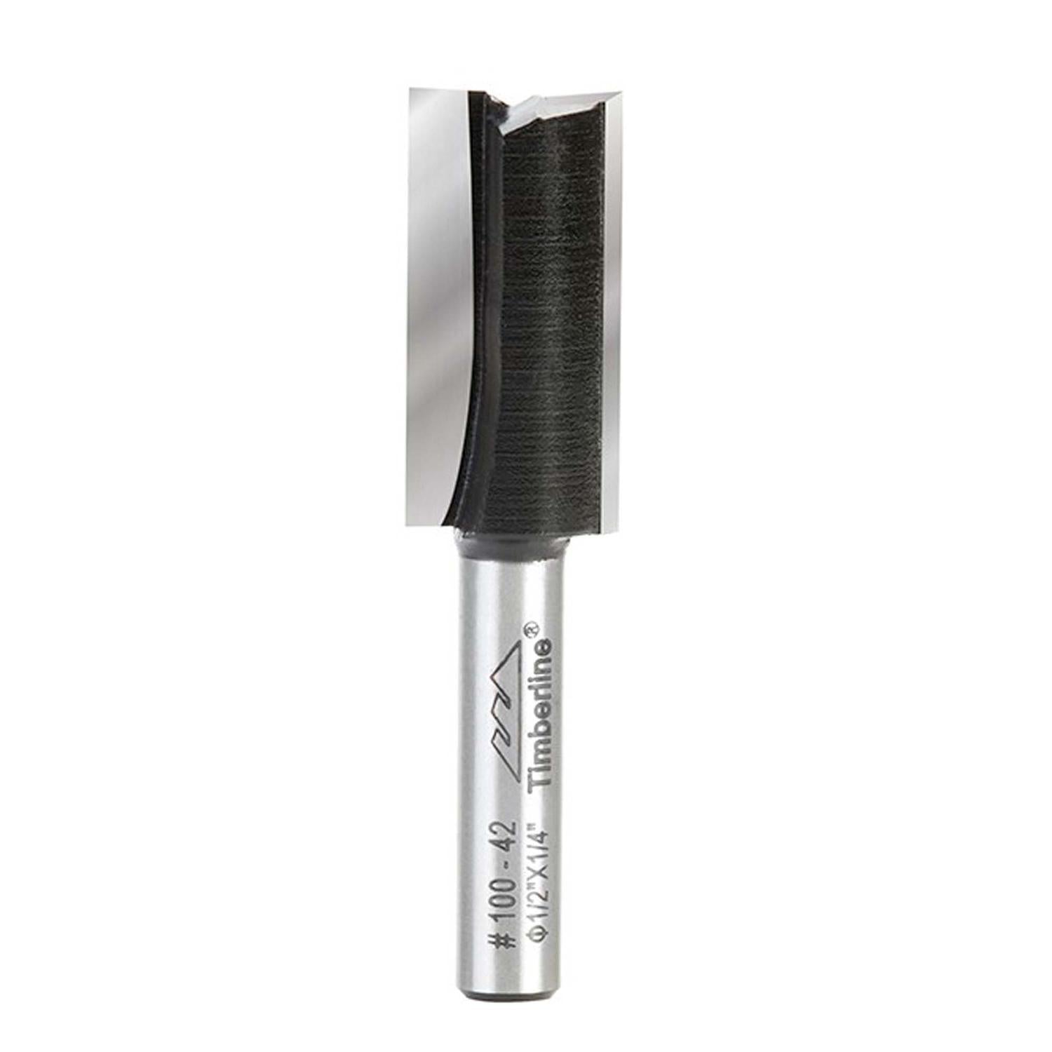Fresa Recta 2 Filos 1/2''x1'' Toma 1/4'' - Timberline - Herram.cl