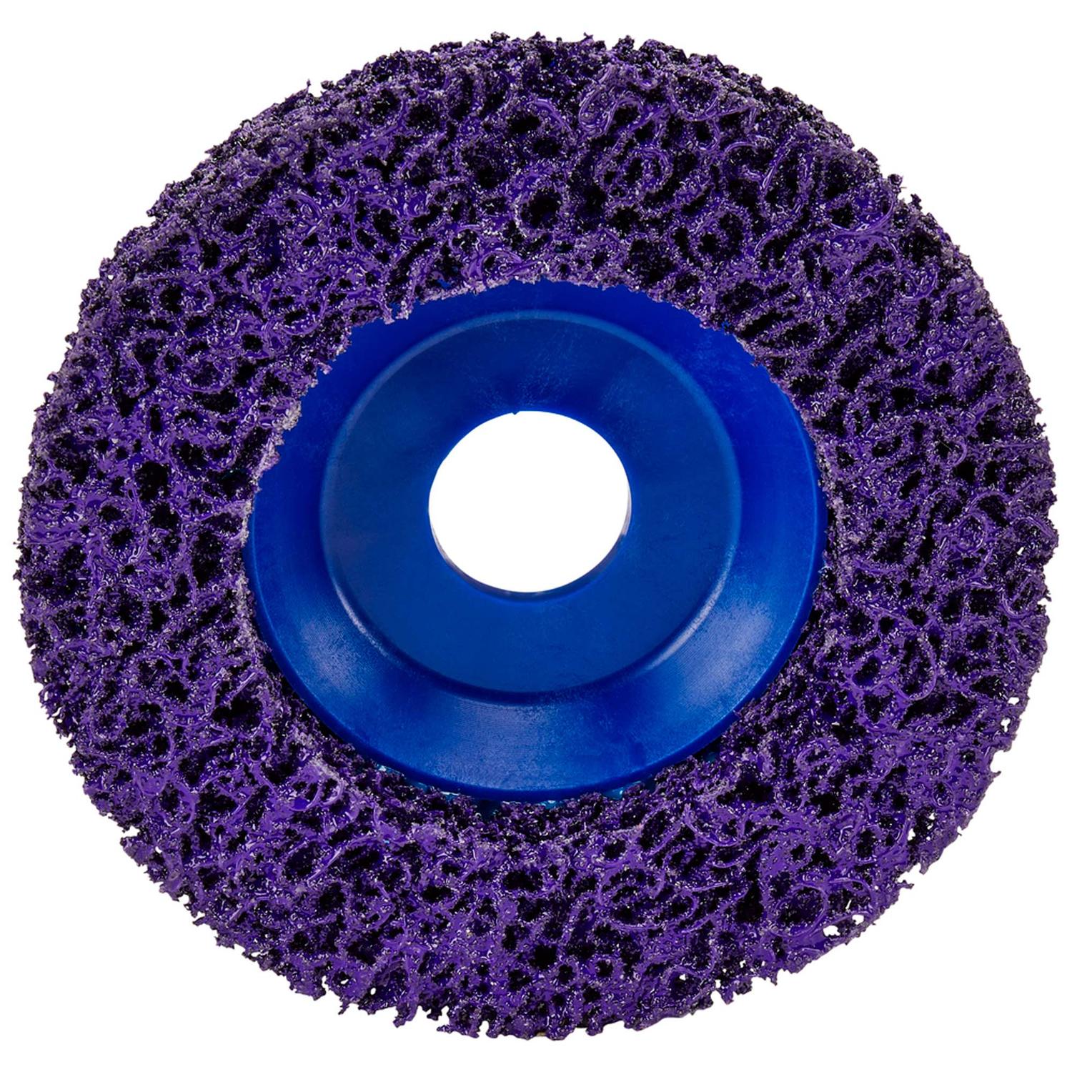 Disco Limpiador Nylon 4 - 1/2'' Morado (Long Life) - Makita - Herram.cl