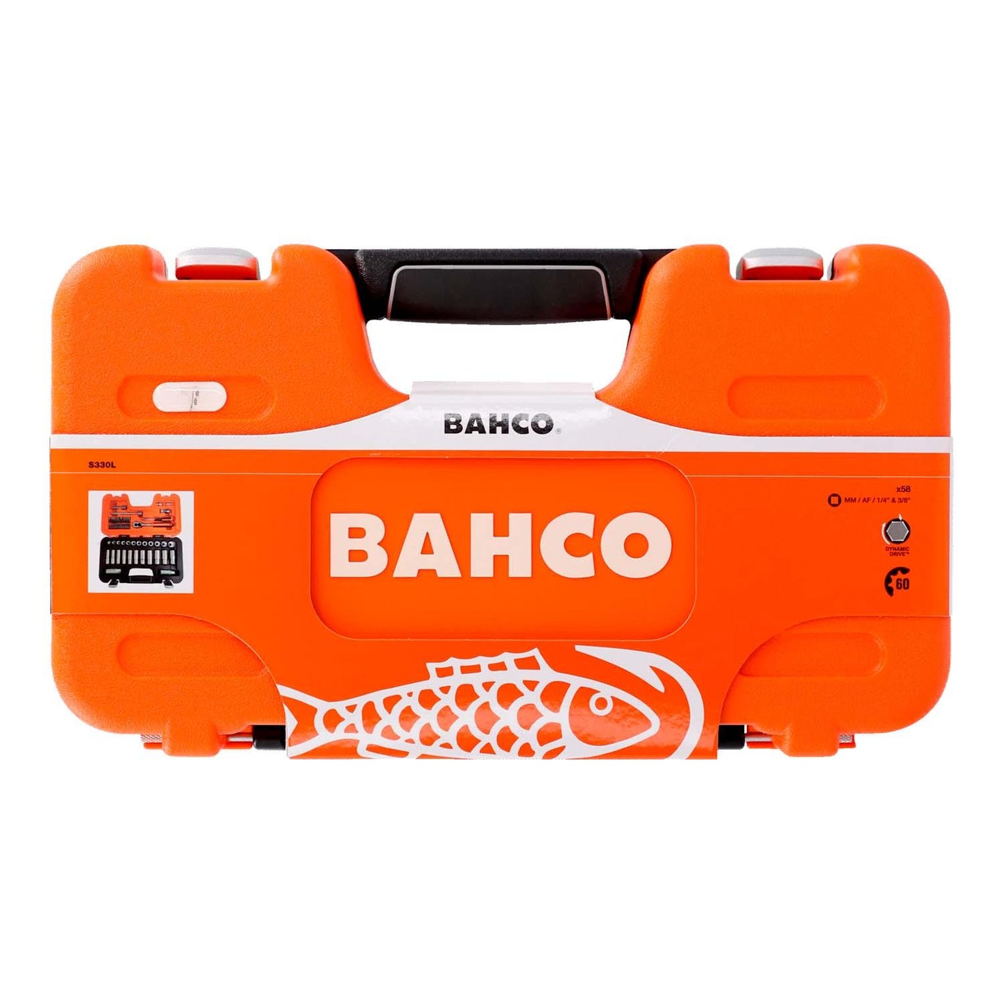 Juego de Dados Largos y Cortos 3/8'' + Puntas 53 Pzas - Bahco - Herram.cl