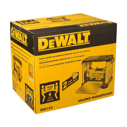 Cepillo De Banco 12 - 1/2''x2mm 1.800 W DW733 - B2C - DeWALT - Herram.cl