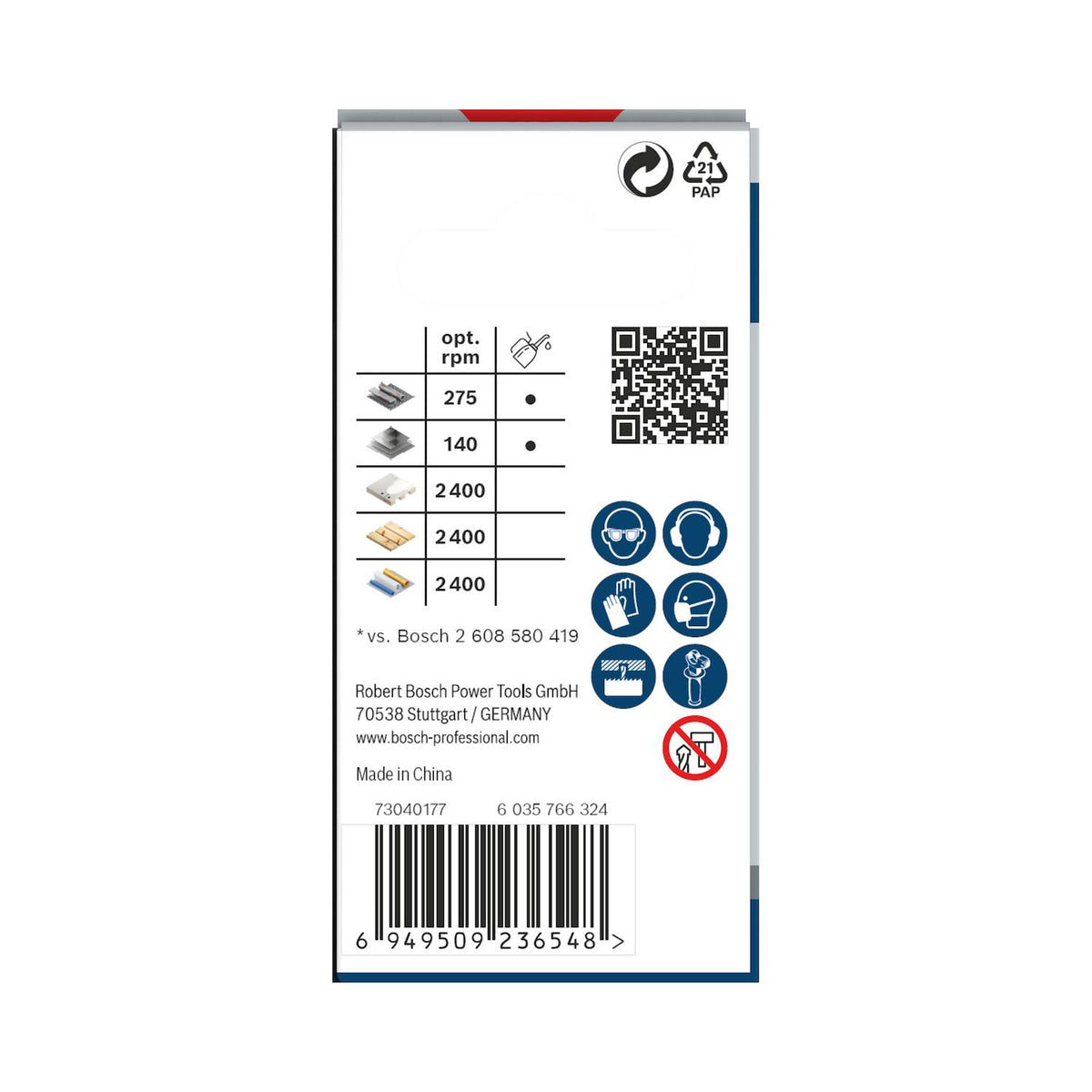 Sierra Copa PRO Bosch Multi Material 8% Co Ø32mm (1-1/4'') - Herram.cl