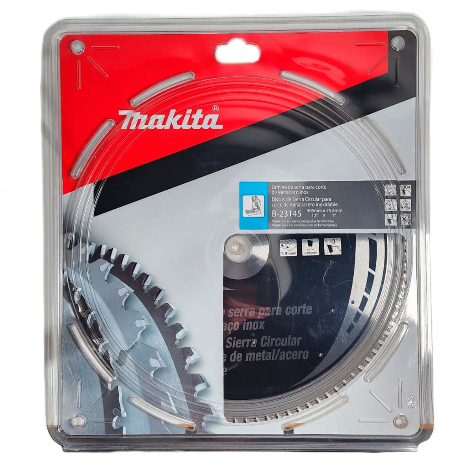 Disco de Sierra Para Metal/Inox 12''x1''x1,95mm 100D Makita - Herram.cl