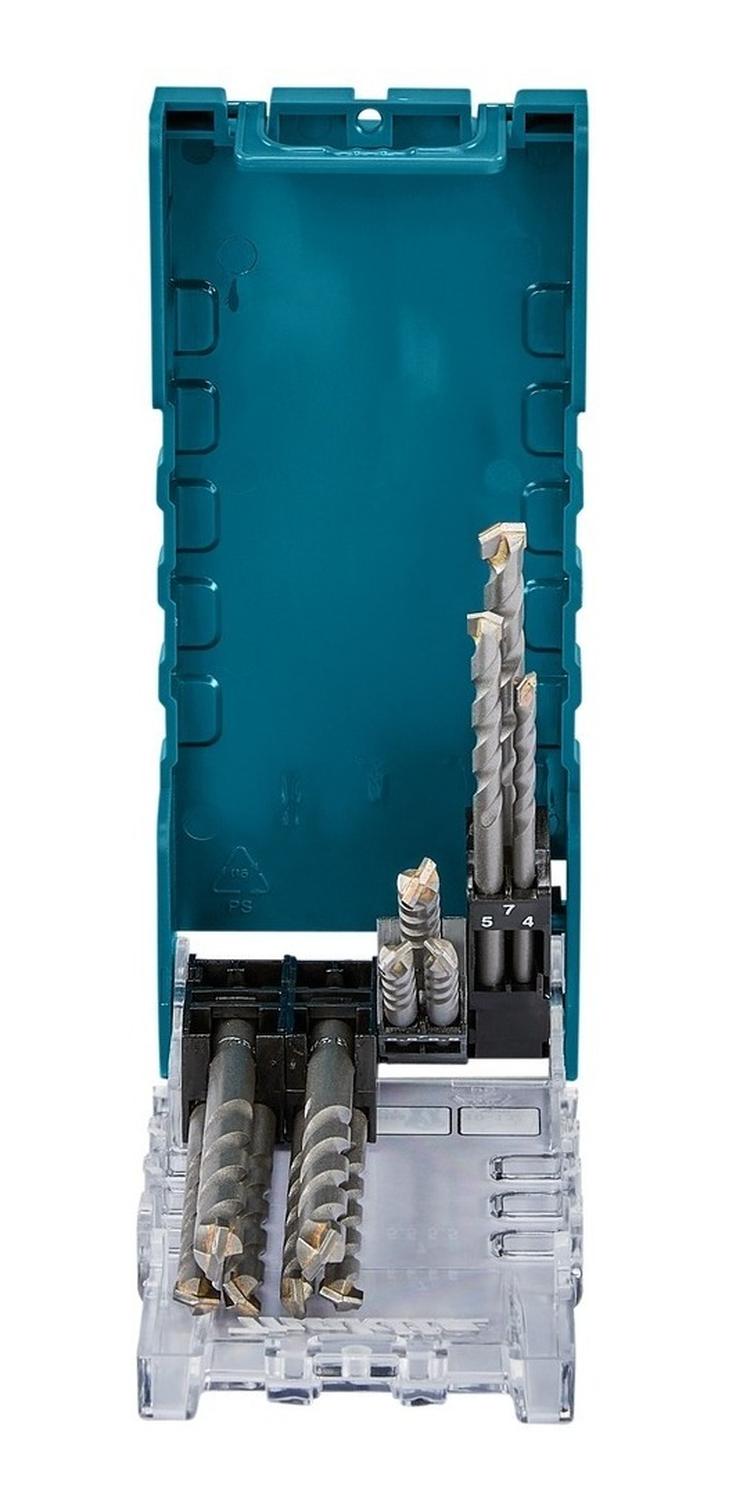 Set Brocas para Concreto TCT (4 - 8mm) 12 Pzas - Makita - Herram.cl