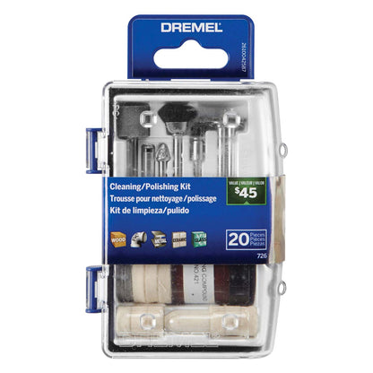 Micro Kit De Limpieza Y Pulido 20 Pzas (726) - Dremel - Herram.cl