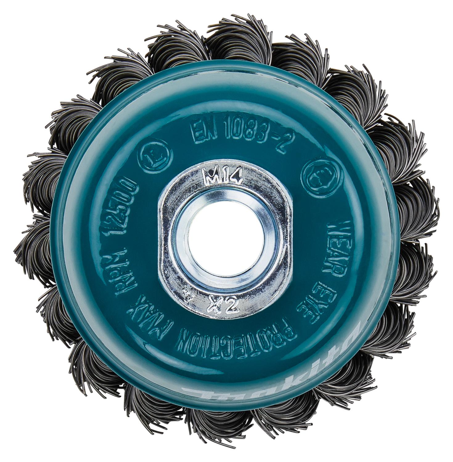 Grata Copa Trenzada (3'') 75x0,5mm / M14 - Makita - Herram.cl