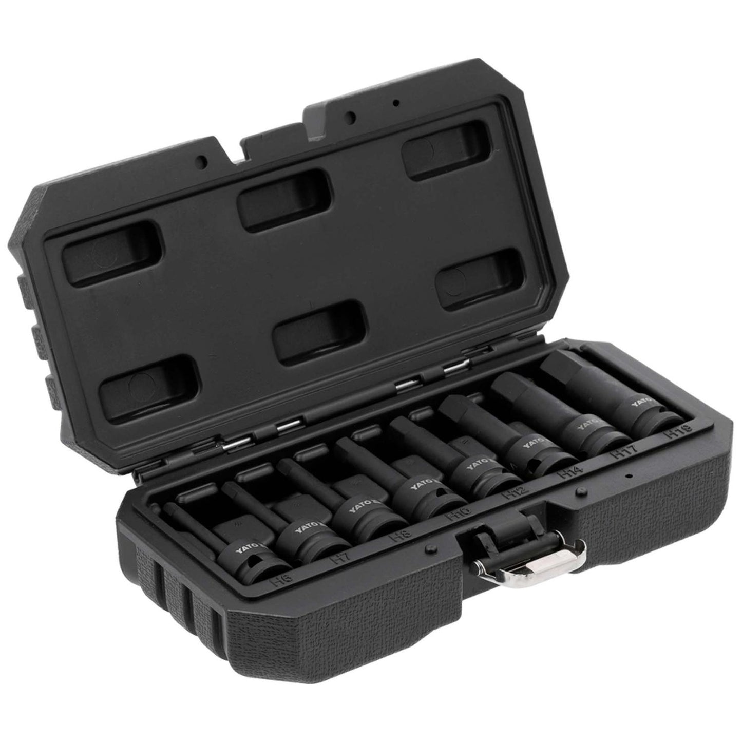 Juego de dados hexagonales de impacto 1/2'' 8 Pzas - Yato - Herram.cl