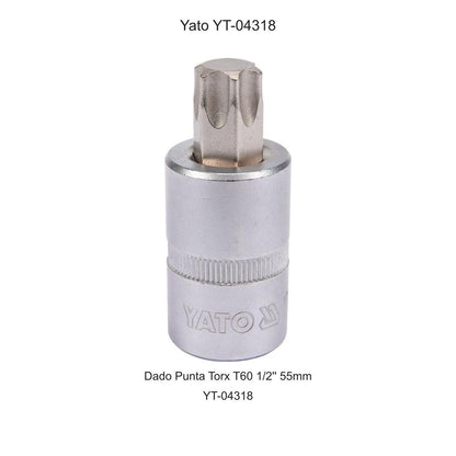 Dado Punta Torx T60 1/2'' 55mm Yato YT-04318 - Herram.cl