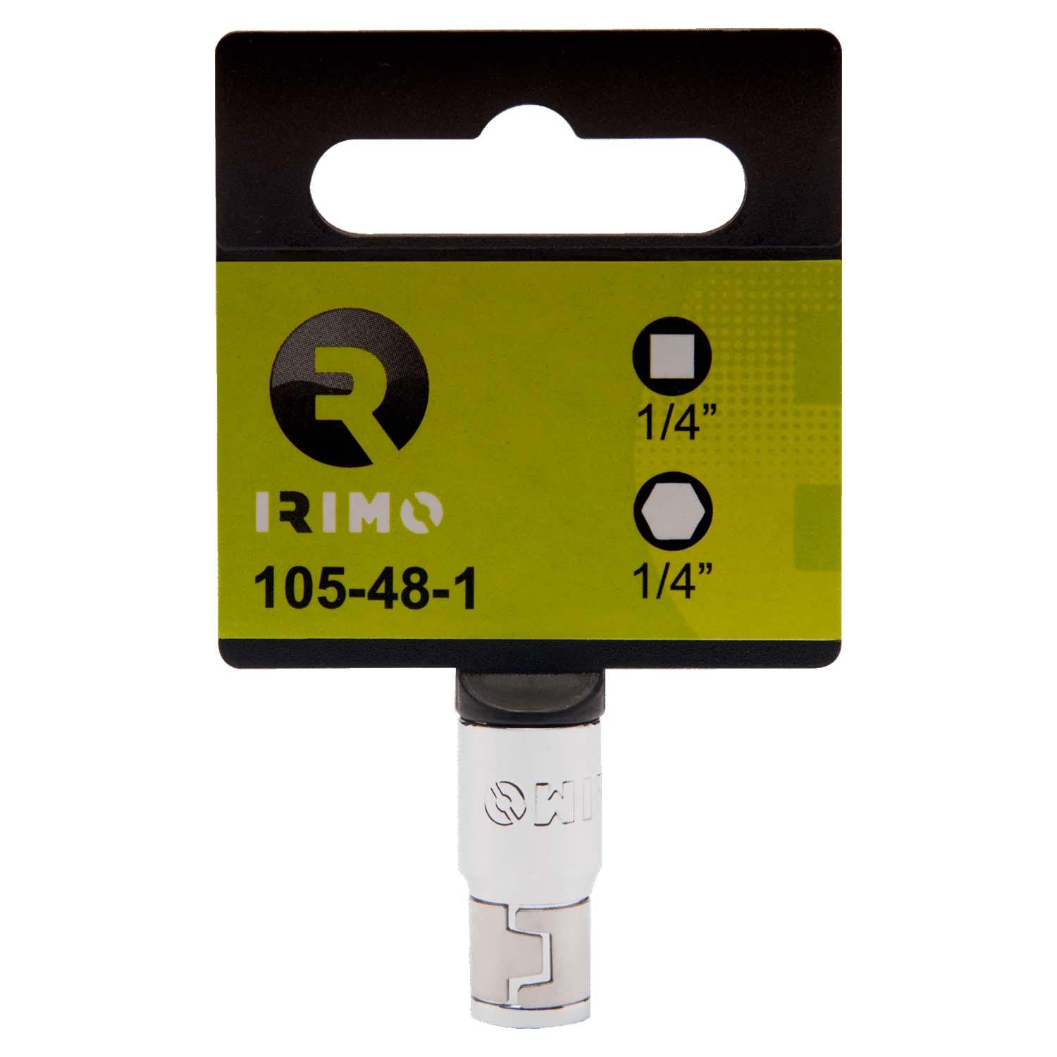 Portapuntas Hexagonal de 1/4'' Cuadrante de 1/4'' - Irimo - Herram.cl