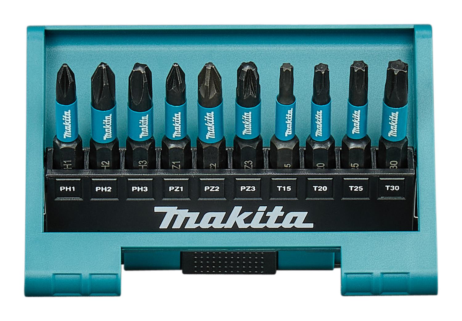 Set Puntas de Torsión Impact Black 50mm 10 Pzas - Makita - Herram.cl