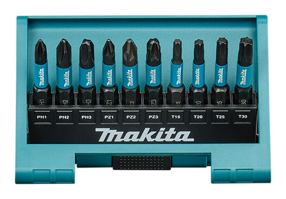 Set Puntas de Torsión Impact Black 50mm 10 Pzas - Makita - Herram.cl