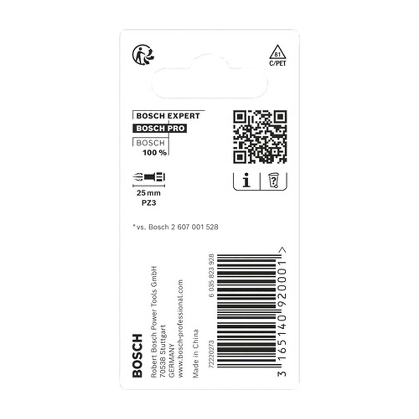 Puntas PRO Impact PZ3x25mm 2 Pzas - Bosch - Herram.cl