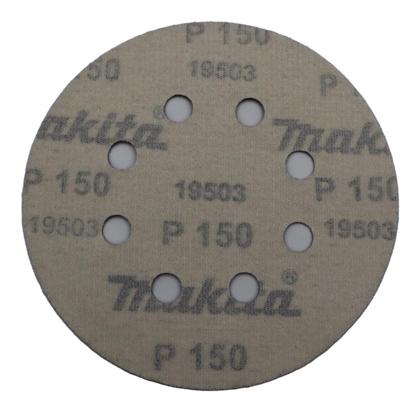Pack 10 Discos Lija Con Velcro 125mm G240 - Makita - Herram.cl
