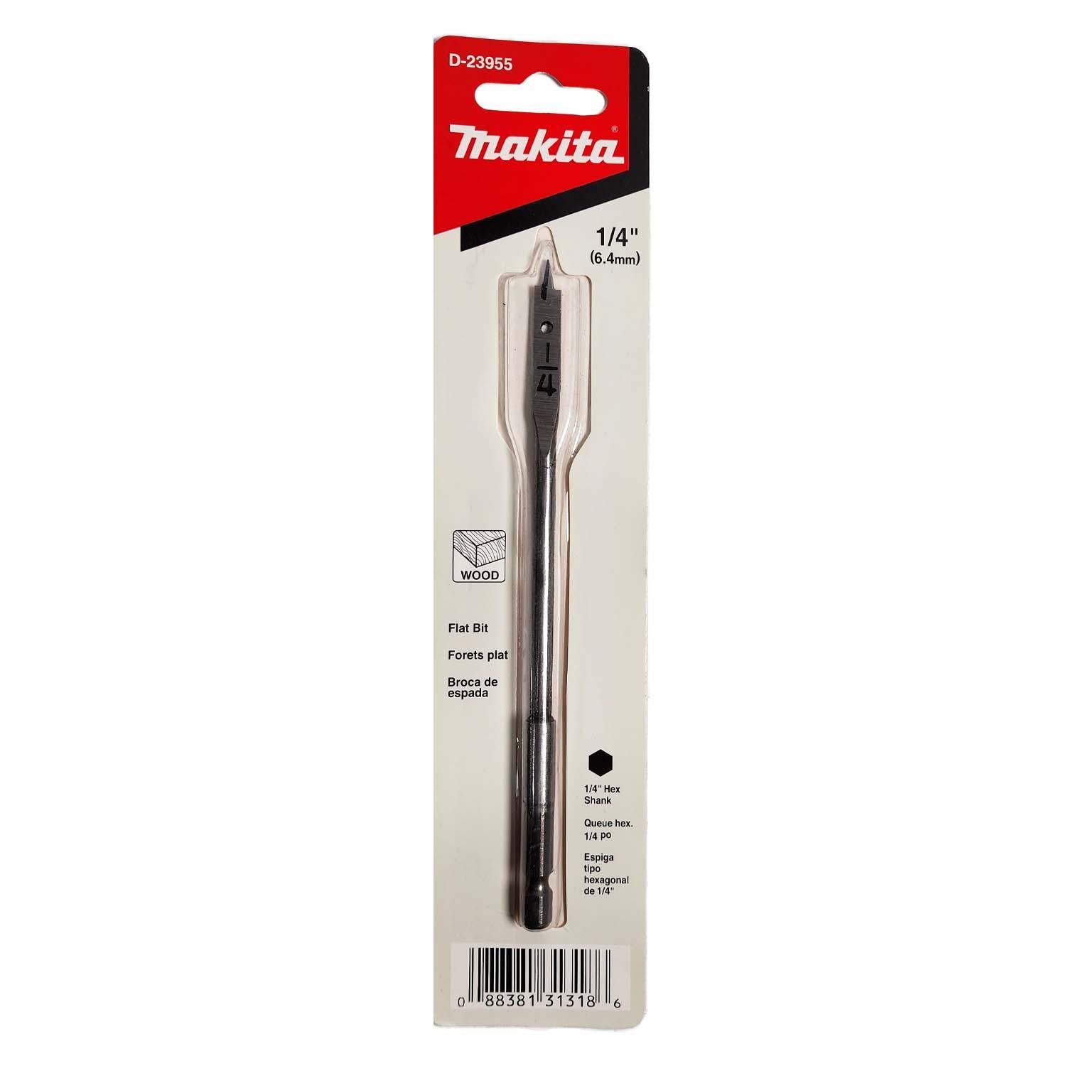 Broca Paleta 1/4''x6'' (Toma Hex. 1/4'') - Makita - Herram.cl