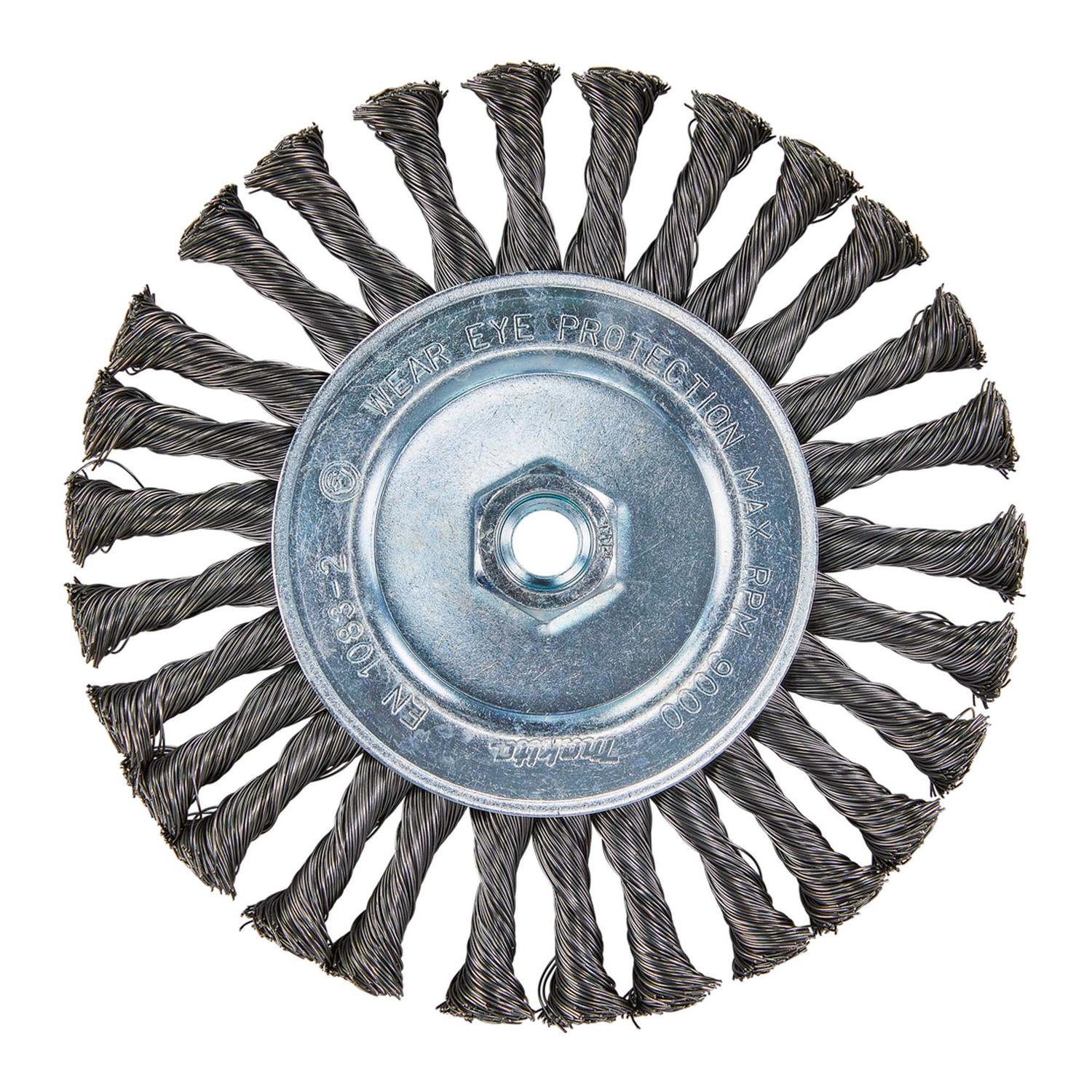 Grata Circular Plana Acero Trenzado 175x0,5mm / M14 - Makita - Herram.cl