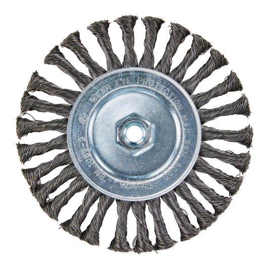 Grata Circular Plana Acero Trenzado 175x0,5mm / M14 - Makita - Herram.cl