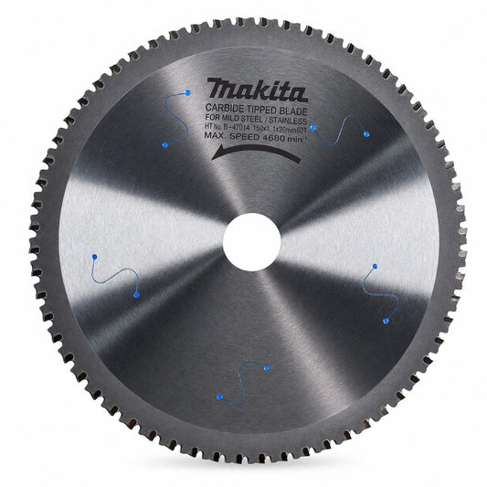 Disco Sierra Metal 6'' 150mm 60D - Makita B-47014 - Herram.cl
