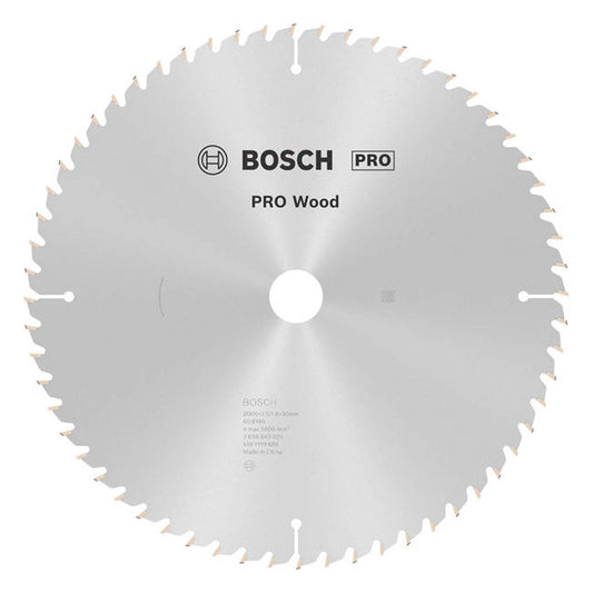 Disco De Sierra Circular PRO Wood 12''x2,5x30mm 60 D - Bosch - Herram.cl