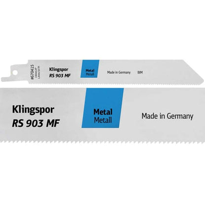 Hoja de Sierra Sable RS903 MF Metal 230mm 5 Pzas - Klingspor - Herram.cl