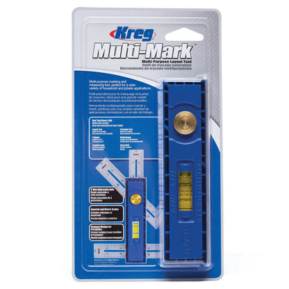 Medidor Multiángulo Con Nivel Incorporado Multi - Mark 0 - 15 Cm - Kreg - Herram.cl