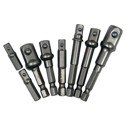 Set 8 Adaptadores HEX a Dados Yato YT-04639 1/4 3/8 1/2 - Herram.cl