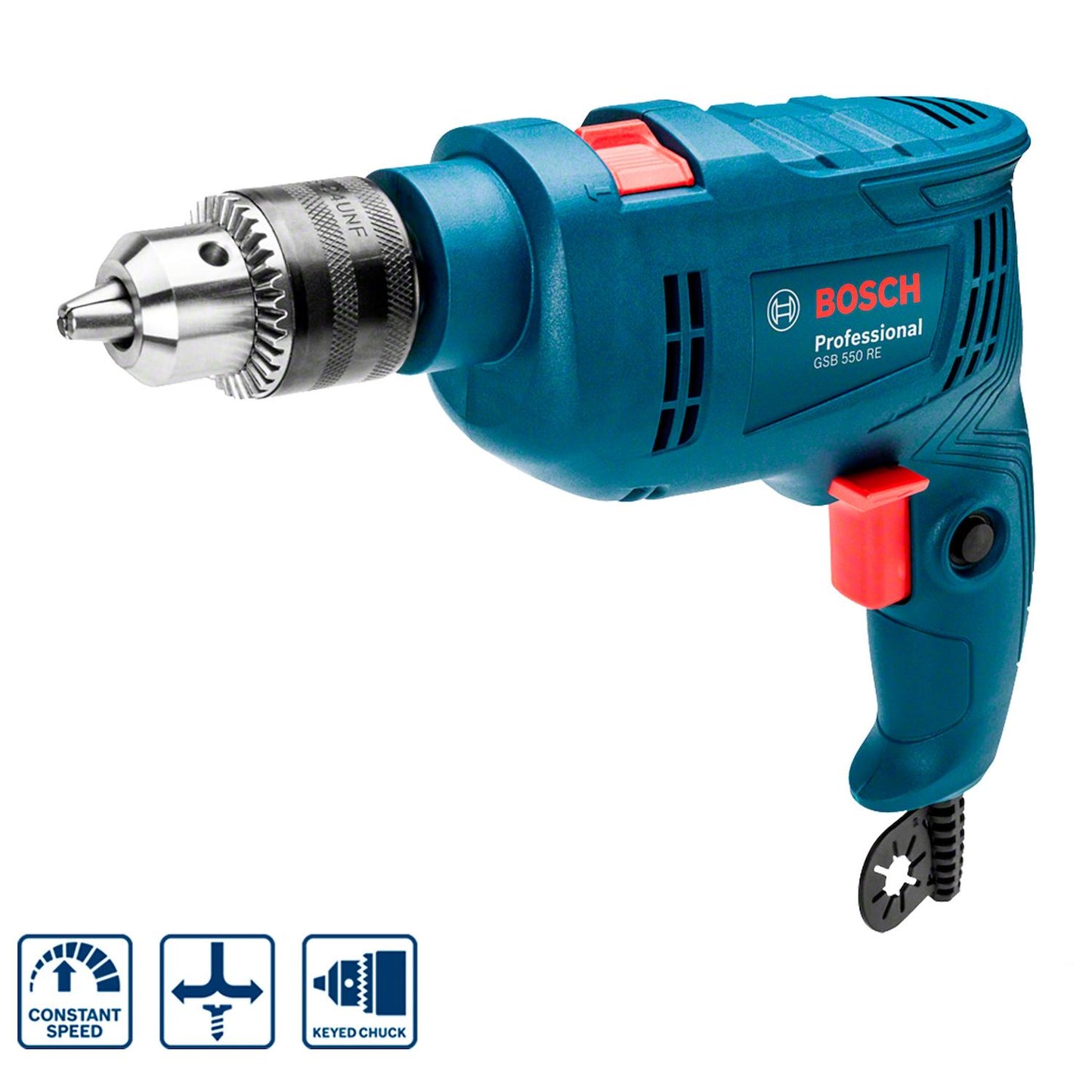 Taladro Percutor Bosch GSB 550 RE 550W 220V - Herram.cl