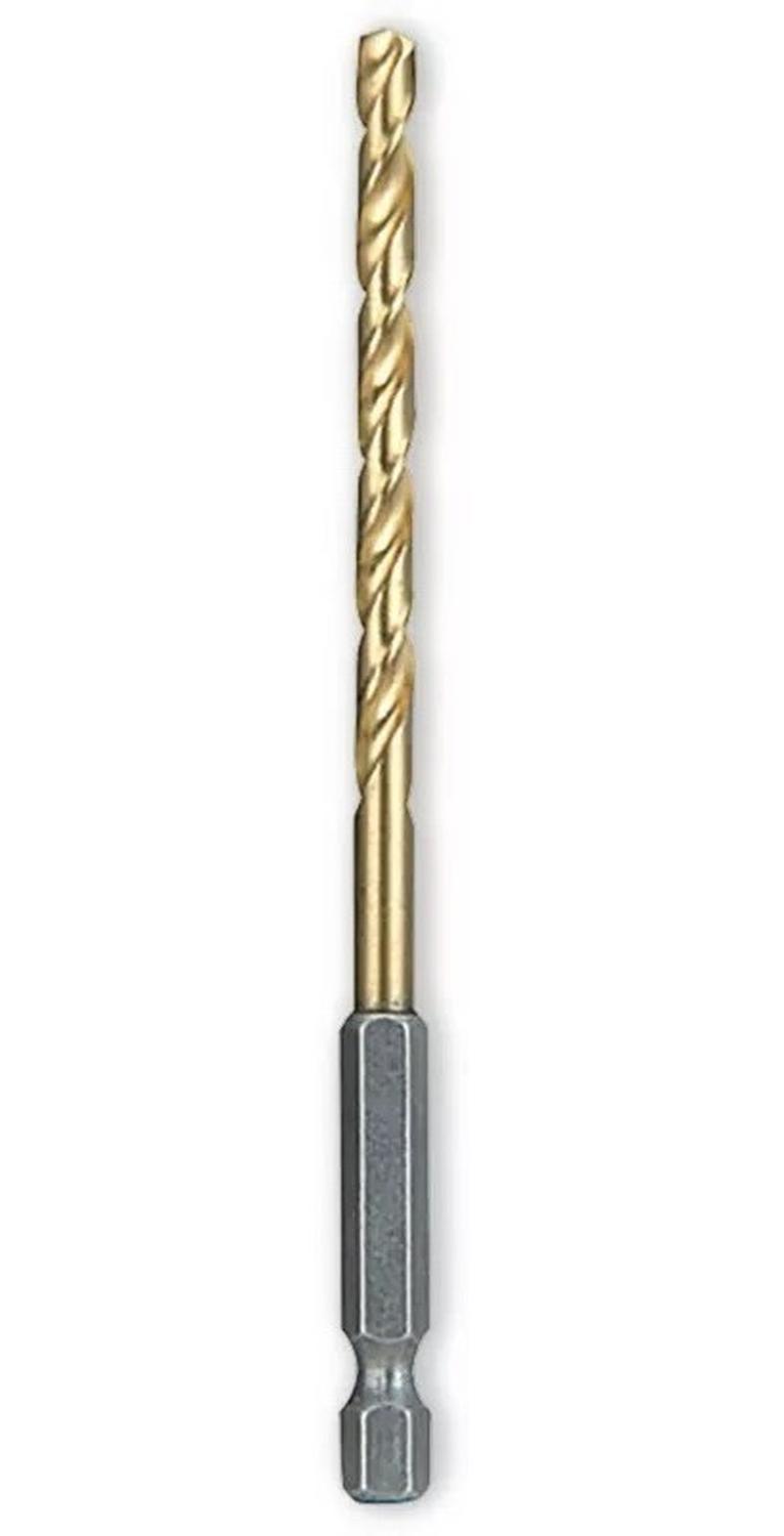 Broca Metal HSS - Tin 6,5x121mm (toma Hex. 1/4'') - Makita - Herram.cl