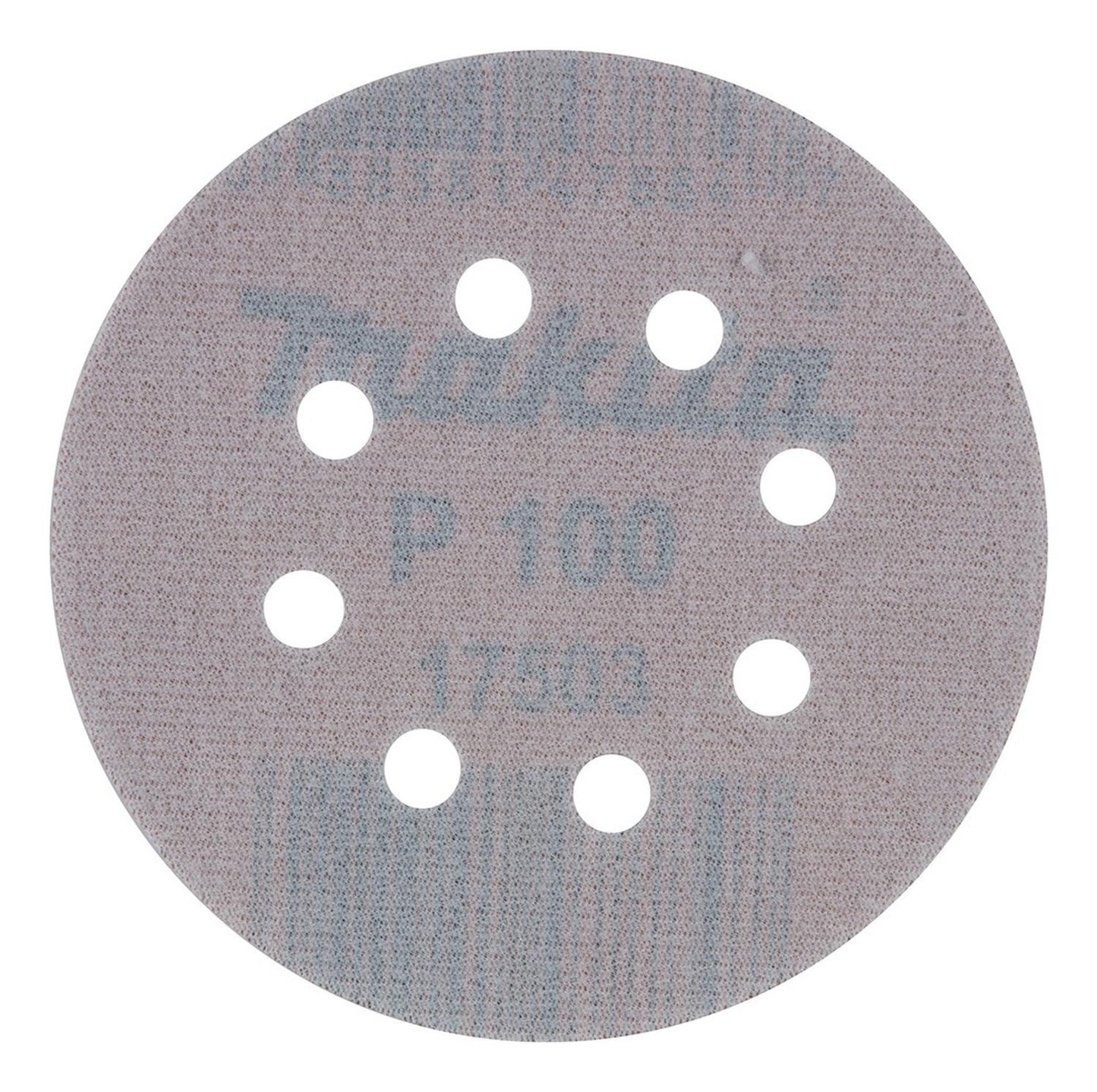 10 Discos Lija Con Velcro 125mm G100 - Makita - Herram.cl