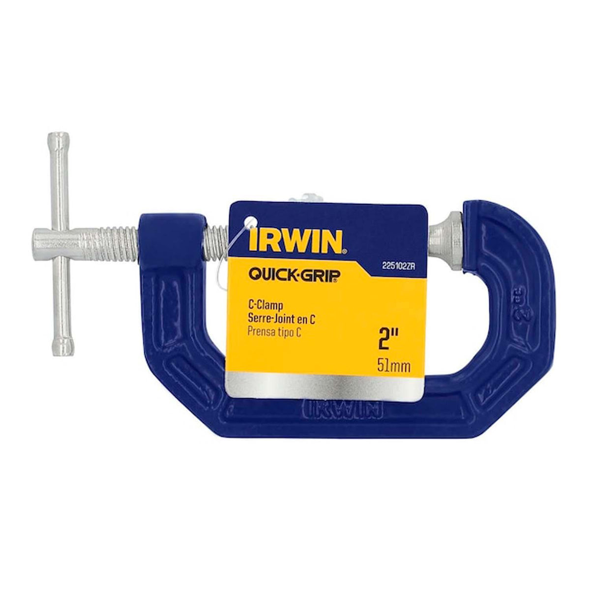 Prensa C Quick-Grip 2'' 51mm Acero 225102ZR - Irwin - Herram.cl