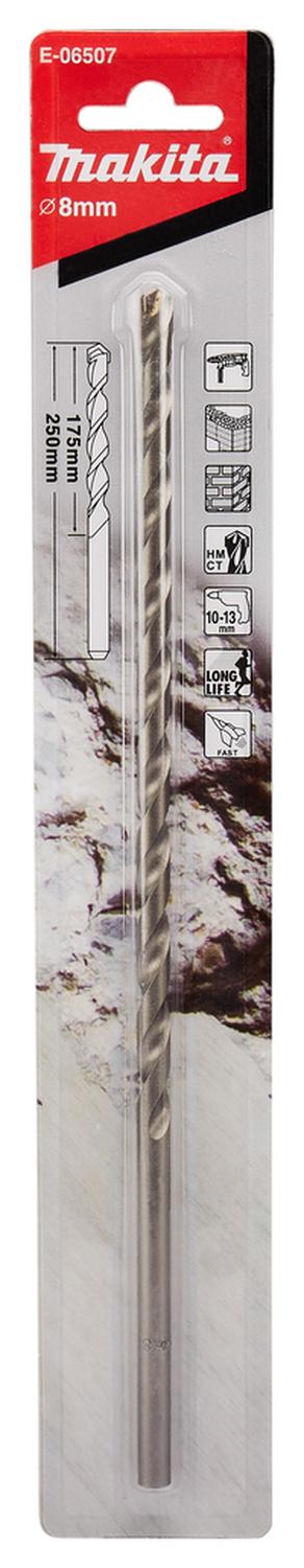 Broca Para Concreto Larga (Cilindrica) 8 X 250mm – Makita - Herram.cl