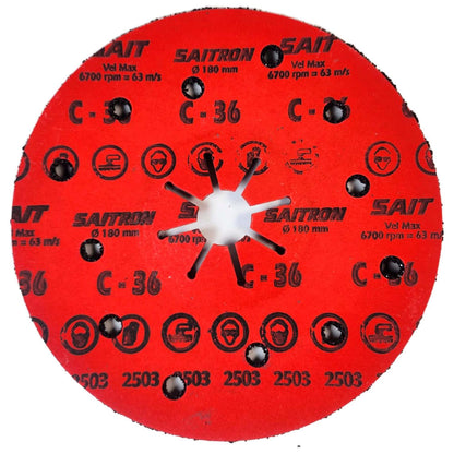 Disco Semi - rígido sobre fibra SAITRON C 7'' G36 - SAIT - Herram.cl