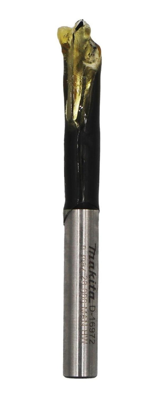 Fresa Recta 6x18mm Para Aluminio Toma 1/4 Makita D - 16972 - Herram.cl