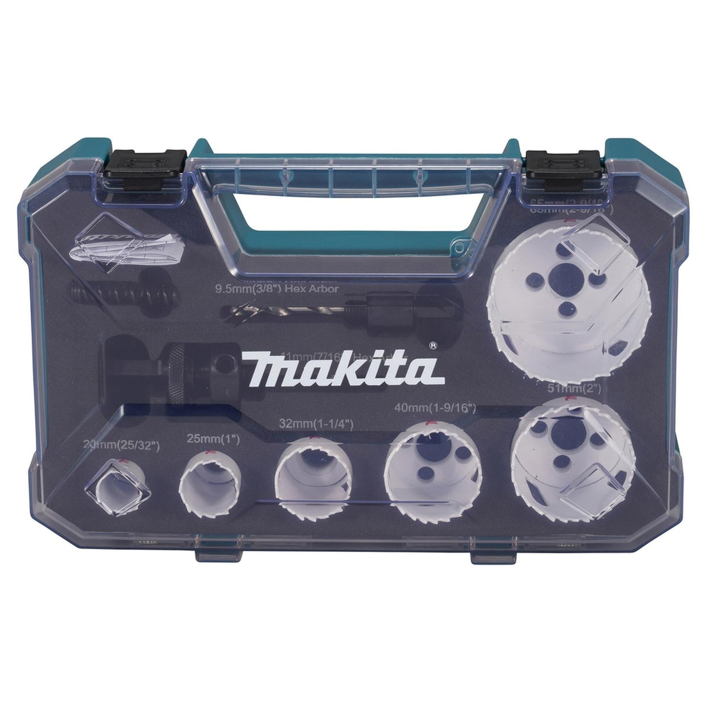 Set Sierras Copas BIM 20 - 65mm (Electricista) 6 Pzas - Makita - Herram.cl