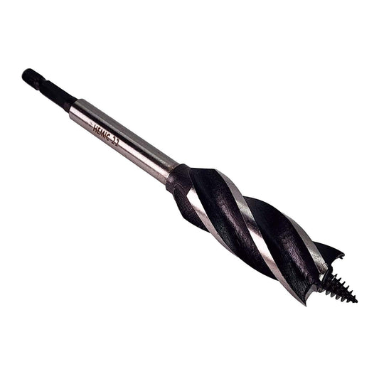 Broca 4-Puntas para Madera 22x165mm Hex. - HEMIC - Herram.cl